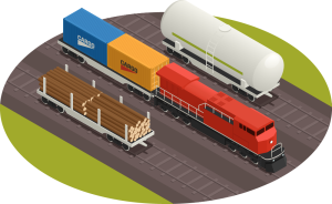 Green Leaves Logistics rail freight